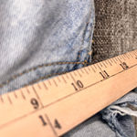 Wild Fable Denim Overalls Small Cottagecore Prairie Shorts Distressed Light Wash Photo 5