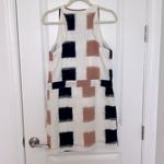 Anthropologie  The Odells Yarn-Dyed Henley Shirt Dress Ikat Print Navy Small Photo 9