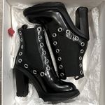 Alexander McQueen NEW  Tread Grommet Embellished Boots Black Size 39.5, NWT $1290 Photo 10