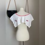 Molina Embroidered Floral Mexican Top Red Size M Photo 3