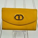 Christian Dior Vintage Yellow Leather 6 Ring Key Holder Wallet Photo 1