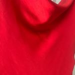 Princess Polly  red satin cowl neck dress Photo 1