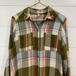 Anthropologie  Pilcro Side-Slit Maxi Tunic Button Down Large C20 Photo 7