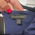 Banana Republic Navy Blue Satin Top (XS) Photo 2