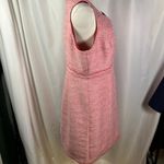 White House | Black Market Pink Tweed Sleeveless Dress Size 14 Career Photo 6