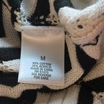 Dress Barn Black White Knit Dress Chevron Fit & Flare Women’s Size Medium Photo 6