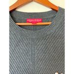 Krimson Klover Long Sleeve Ribbed Bodycon Mini Dress Gray Women's Size Small Photo 3