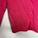 Garage ‎ Pink Ribbed Long Sleeve V-Neck Cardigan Photo 5