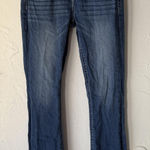 Stella in Dreams Jeans Womens 9 29 Mid Rise Bootcut Sequin Pocket Denim SR116 Blue Photo 0