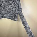 Staring At Stars Women's Cropped Gray Pullover Sweater Size Small Boho Grunge Photo 2