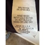 NEW Reb & J Womens Navy Blue Soft Stretchy Collared Keyhole T Photo 3