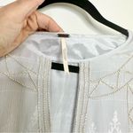 Free People  Love Story Beaded Mini Dress in White Photo 6