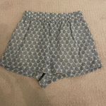 ZARA eyelet blue shorts Photo 0