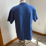 Hunt Club Vintage 90s Blue V-neck T-shirt with Shoulder Pads Women’s S Photo 5