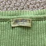 Brandy Melville  Knit V-Neck Tank Top Cropped Blouse Size Small Stretch Cotton Photo 3