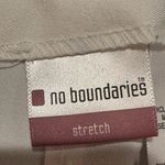 No Boundaries  Stretch White Flare Leg Dress Pants Low Rise Pockets. Sz 19 Jr. Photo 7