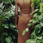 ZARA Cut Out Buckled Halter Dress Photo 2