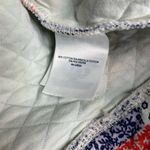 Lands' End Quilted Patchwork 3/4 Sleeve sweatshirt Top Blue Floral womens 1X Photo 7