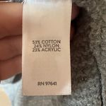 J.Jill Knit Hoodie Sweater Blue Gray Colorblock Striped Pullover Womens Large Photo 5