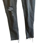 Joie Black Distressed Ripped Skinny Jeans Trendy‎ Casual Denim Pants Photo 2