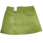 Free Assembly Women's Patch Pocket Mini Skirt Size 16 NWT Green Photo 6