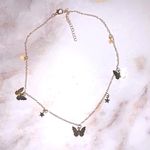 Brandy Melville Gold Butterfly Necklace Photo 0