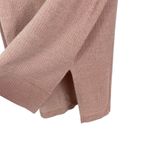 Clara Sun Woo Light Blush Pink Waffle Knit Cowl Neck Sweater Size Medium Photo 3