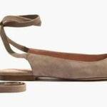 Madewell Brown Leather April Wrap Ballet Flats 8.5 Photo 0