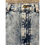 No Excuses Vtg 80s Distressed Acid Wash Booty Denim Shorts Juniors 7 Size Small Photo 2