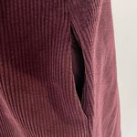 Who What Wear Corduroy Puff Short Sleeve Mini Dress Wine Tasting Size Small Photo 9