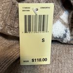 Max edition  Classic Tan Patterned Sweater Sz Small NWT Photo 2