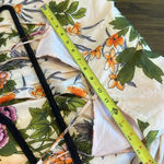 Muse Large Floral Ombre Dress Gradient Pleated Full Orange Green Purple Cottage Size 6 Photo 7