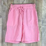 Cotton Connection Vintage Size Med. Crinkle Pink Bermuda Shorts w/Front … Photo 0