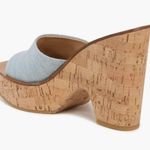 Veronica Beard Veronica‎ Beard Paulita Platform Slide Sandal Vista Blue Sz 9.5 $350 Photo 1