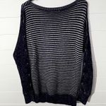 Gap  Women's Striped Knit Pullover Sweater Lightweight Long Sleeve Casual Top Photo 4