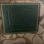 Coach Vintage  Green Leather Handbag and Wallet Set Photo 9