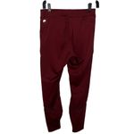 Fabletics LEGGINGS MESH PANELS RED MAROON STYLE LG1931620 SIZE MEDIUM WOMEN Photo 2