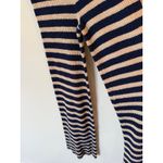 Anthropologie Flat White High Rise Wide Leg Pants Knitted Striped Blue Size XS Photo 3