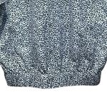 All Fenix White Leopard Crop Jacket Zip Snap Closure Size Small Black Photo 8