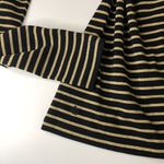 Ralph Lauren  | Glitter Gold Striped & Black Shirt Photo 3