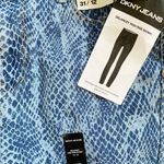 DKNY  High Rise Skinny Delancey Snake Skin Printed‎ Jeans SZ 31/12 NWT WMN'S Photo 8