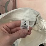 Almost Famous  White Cropped Jeans Size 5 Cotton Blend Slim Fit Photo 1