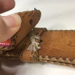 Hand Crafted Aztec Woven Belt Size Medium Purple Photo 5