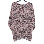 Venus Pink Floral Print Blouse Size 2X Plus Size Floral Blouse Photo 1