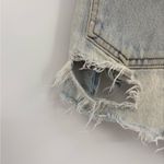 AGOLDE denim shorts women button fly cut off distressed summer cotton size 26 Photo 12