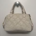 Juicy Couture NWT Glitzed Out Cream Crossbody Velour Satchel Bag Purse Photo 5