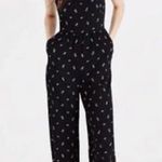 Madewell smocked cropped jumpsuit in flower toss Photo 5
