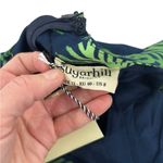 Sugarhill Brighton Lumi Batik Sundress Navy Palm Fronds Viscose Sz 8 Resortwear Green Photo 9