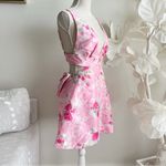 Love Shack Fancy Till Cutout Floral Mini Dress Photo 6