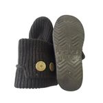 UGG  Australia S/N 5819 Black Knit Cuff‎ Booties Womens Size 8 Photo 6